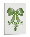 Lazo de Navidad Verde - Fluidys Studio | Cuadro decorativo de Canvas Lab