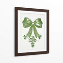 Lazo de Navidad Verde - Fluidys Studio | Cuadro decorativo de Canvas Lab