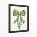 Lazo de Navidad Verde - Fluidys Studio | Cuadro decorativo de Canvas Lab