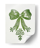 Lazo de Navidad Verde - Fluidys Studio | Cuadro decorativo de Canvas Lab