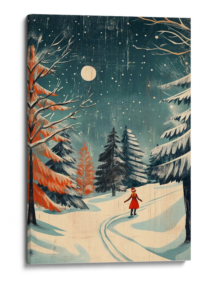 Chica de Navidad - Fluidys Studio | Cuadro decorativo de Canvas Lab