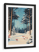 Bosque Nevado de Navidad - Fluidys Studio | Cuadro decorativo de Canvas Lab