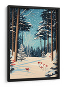 Bosque Nevado de Navidad - Fluidys Studio | Cuadro decorativo de Canvas Lab