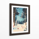 Bosque Nevado de Navidad - Fluidys Studio | Cuadro decorativo de Canvas Lab