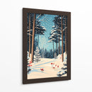 Bosque Nevado de Navidad - Fluidys Studio | Cuadro decorativo de Canvas Lab