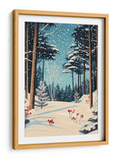 Bosque Nevado de Navidad - Fluidys Studio | Cuadro decorativo de Canvas Lab