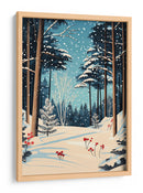 Bosque Nevado de Navidad - Fluidys Studio | Cuadro decorativo de Canvas Lab