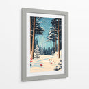 Bosque Nevado de Navidad - Fluidys Studio | Cuadro decorativo de Canvas Lab