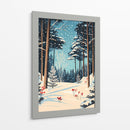 Bosque Nevado de Navidad - Fluidys Studio | Cuadro decorativo de Canvas Lab