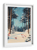 Bosque Nevado de Navidad - Fluidys Studio | Cuadro decorativo de Canvas Lab
