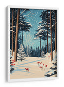 Bosque Nevado de Navidad - Fluidys Studio | Cuadro decorativo de Canvas Lab