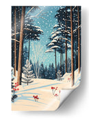 Bosque Nevado de Navidad - Fluidys Studio | Cuadro decorativo de Canvas Lab