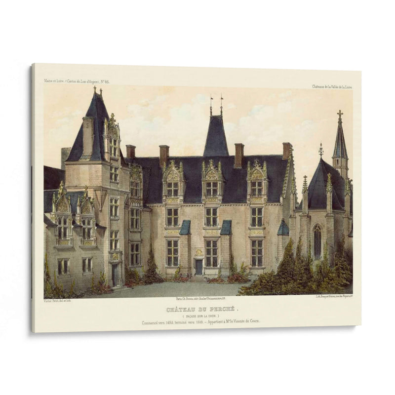 Chateaux Francés Viii - Victor Petit | Cuadro decorativo de Canvas Lab