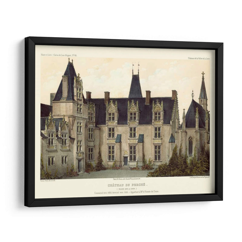 Chateaux Francés Viii - Victor Petit | Cuadro decorativo de Canvas Lab