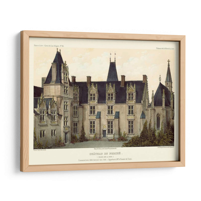 Chateaux Francés Viii - Victor Petit | Cuadro decorativo de Canvas Lab