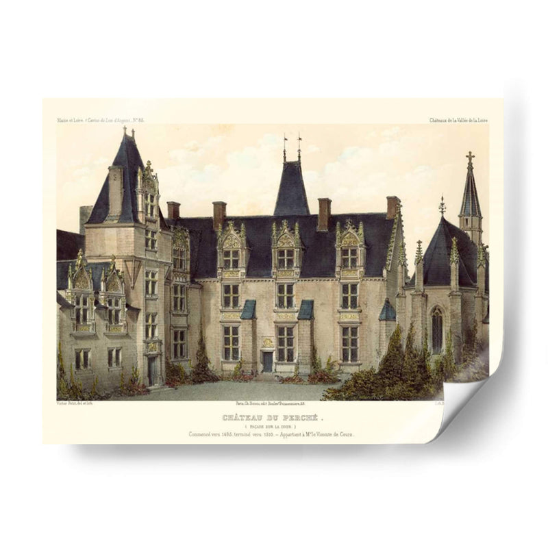 Chateaux Francés Viii - Victor Petit | Cuadro decorativo de Canvas Lab