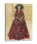 Elegancia Escarlata - Ute Rathmann | Cuadro decorativo de Canvas Lab