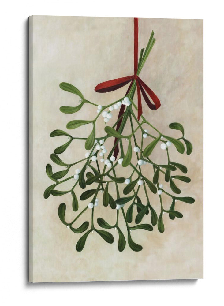 Ramo de muérdago con lazo - Rosana Laiz Blursbyai | Cuadro decorativo de Canvas Lab
