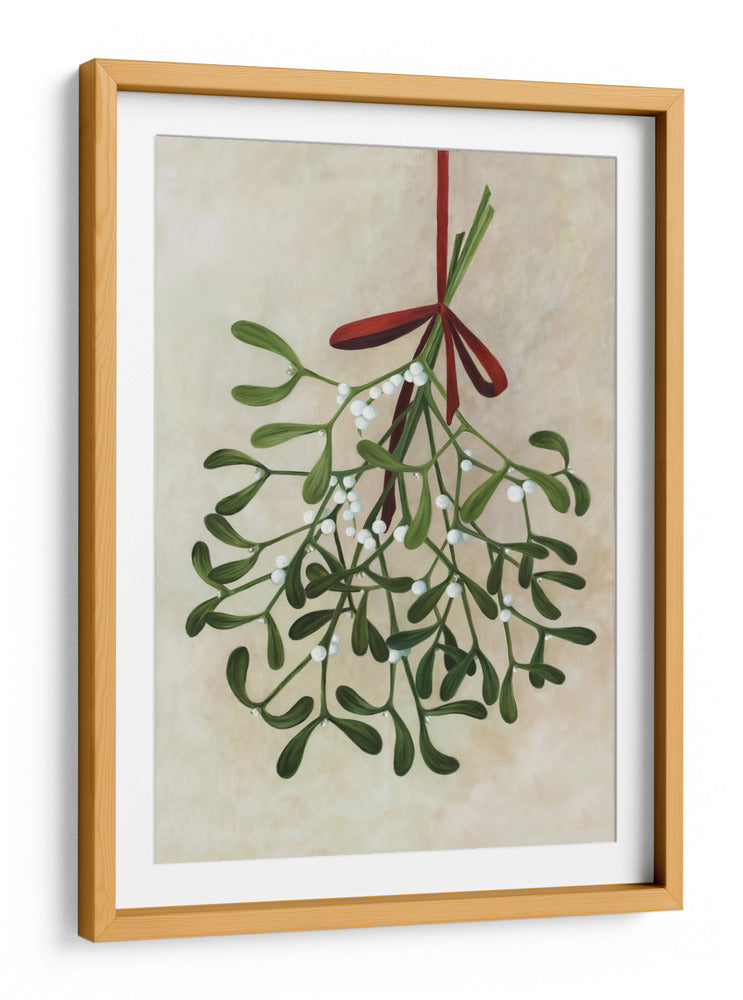 Ramo de muérdago con lazo - Rosana Laiz Blursbyai | Cuadro decorativo de Canvas Lab