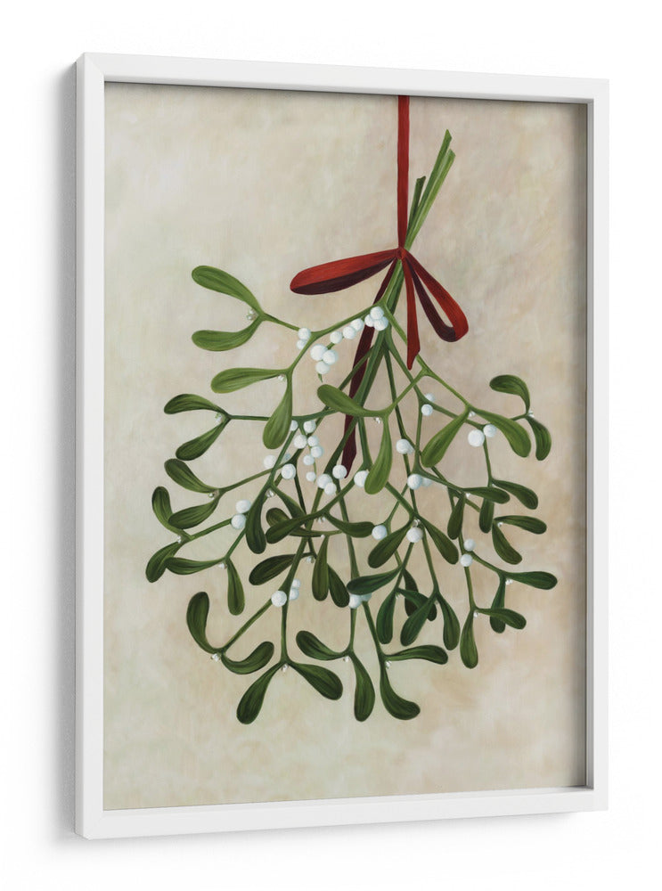 Ramo de muérdago con lazo - Rosana Laiz Blursbyai | Cuadro decorativo de Canvas Lab