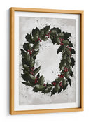 Coronas de acebo con salpicaduras - Rosana Laiz Blursbyai | Cuadro decorativo de Canvas Lab