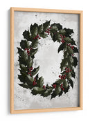 Coronas de acebo con salpicaduras - Rosana Laiz Blursbyai | Cuadro decorativo de Canvas Lab
