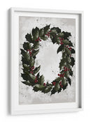 Coronas de acebo con salpicaduras - Rosana Laiz Blursbyai | Cuadro decorativo de Canvas Lab