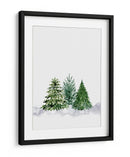 Tres pinos de acuarela - Rosana Laiz Blursbyai | Cuadro decorativo de Canvas Lab