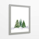Tres pinos de acuarela - Rosana Laiz Blursbyai | Cuadro decorativo de Canvas Lab