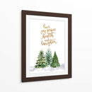 Árboles de Navidad con deseos navideños - Rosana Laiz Blursbyai | Cuadro decorativo de Canvas Lab