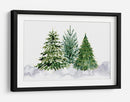 Tres árboles de Navidad de acuarela - Rosana Laiz Blursbyai | Cuadro decorativo de Canvas Lab