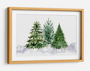 Tres árboles de Navidad de acuarela - Rosana Laiz Blursbyai | Cuadro decorativo de Canvas Lab