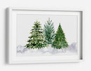 Tres árboles de Navidad de acuarela - Rosana Laiz Blursbyai | Cuadro decorativo de Canvas Lab