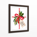 Regalo de acuarela con deseos navideños - Rosana Laiz Blursbyai | Cuadro decorativo de Canvas Lab