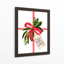 Regalo de acuarela con deseos navideños - Rosana Laiz Blursbyai | Cuadro decorativo de Canvas Lab