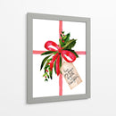Regalo de acuarela con deseos navideños - Rosana Laiz Blursbyai | Cuadro decorativo de Canvas Lab
