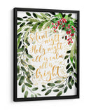 Noche de paz ramo de acuarela - Rosana Laiz Blursbyai | Cuadro decorativo de Canvas Lab