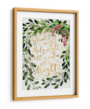 Noche de paz ramo de acuarela - Rosana Laiz Blursbyai | Cuadro decorativo de Canvas Lab