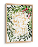 Noche de paz ramo de acuarela - Rosana Laiz Blursbyai | Cuadro decorativo de Canvas Lab