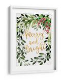 Ramo en cascada floral alegre y brillante - Rosana Laiz Blursbyai | Cuadro decorativo de Canvas Lab