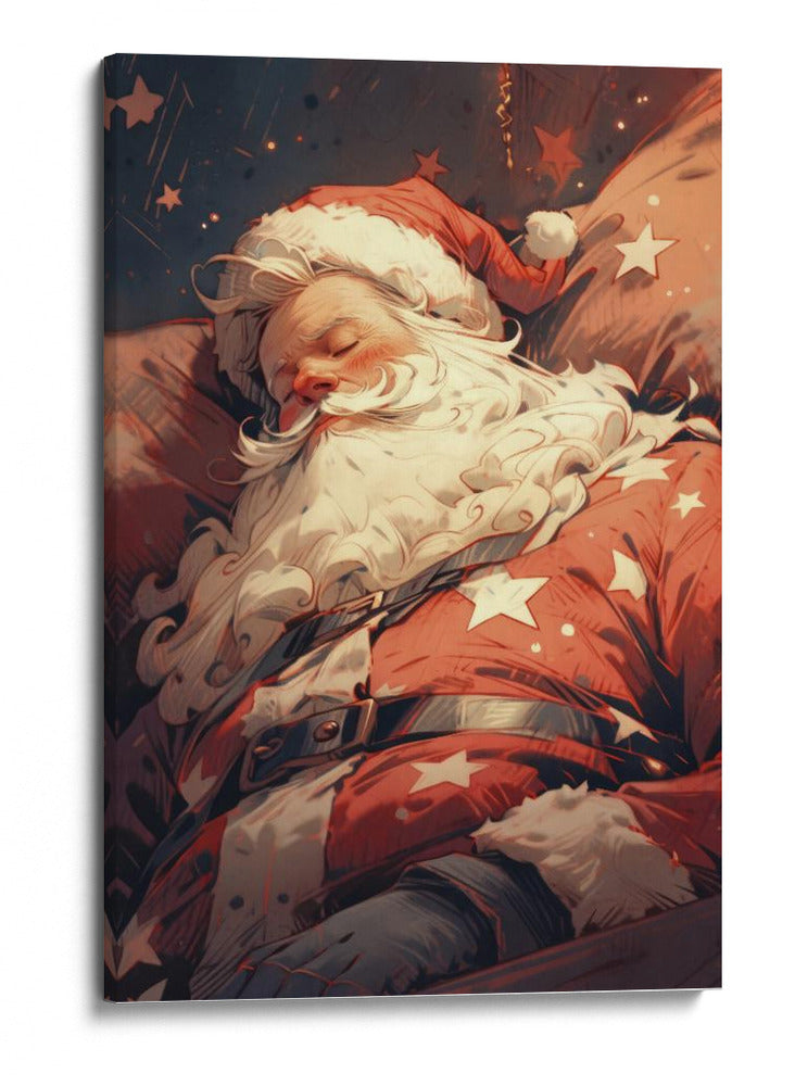 Santa Durmiente - Treechild | Cuadro decorativo de Canvas Lab