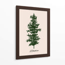 Oh Tannenbaum (verde) - Kubistika | Cuadro decorativo de Canvas Lab