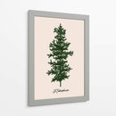 Oh Tannenbaum (verde) - Kubistika | Cuadro decorativo de Canvas Lab