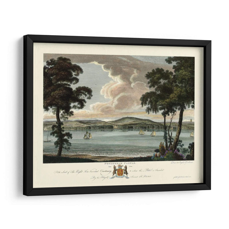 Castillo De Powderham - Richard Polwhele | Cuadro decorativo de Canvas Lab