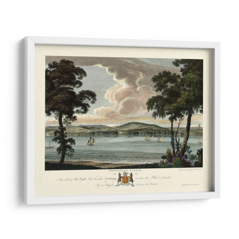 Castillo De Powderham - Richard Polwhele | Cuadro decorativo de Canvas Lab