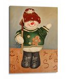 Muñeco de Nieve Junior - Angeles M. Pomata | Cuadro decorativo de Canvas Lab