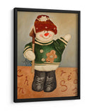 Muñeco de Nieve Junior - Angeles M. Pomata | Cuadro decorativo de Canvas Lab