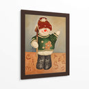 Muñeco de Nieve Junior - Angeles M. Pomata | Cuadro decorativo de Canvas Lab