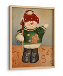 Muñeco de Nieve Junior - Angeles M. Pomata | Cuadro decorativo de Canvas Lab