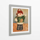 Muñeco de Nieve Junior - Angeles M. Pomata | Cuadro decorativo de Canvas Lab